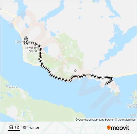 12 Bus Line Map