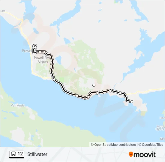 12 Bus Line Map