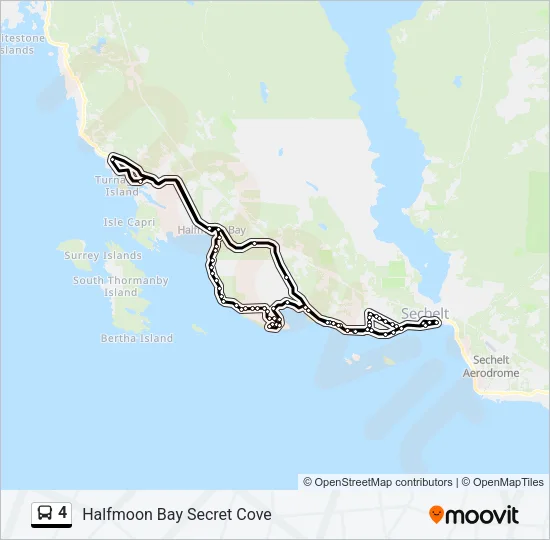 4 Bus Line Map
