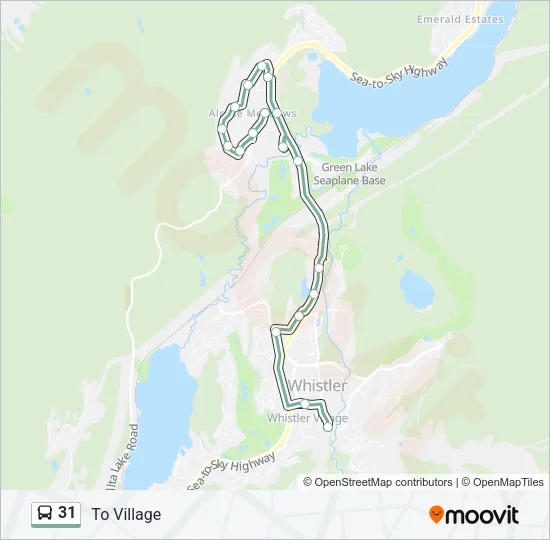 31 Bus Line Map