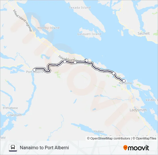 TOFINO BUS Bus Line Map