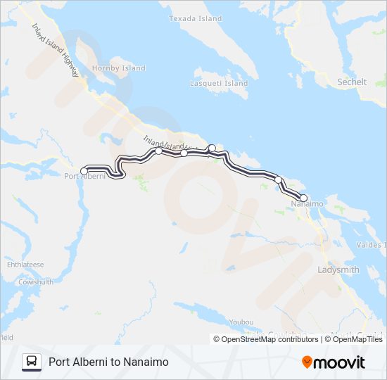 TOFINO BUS Bus Line Map