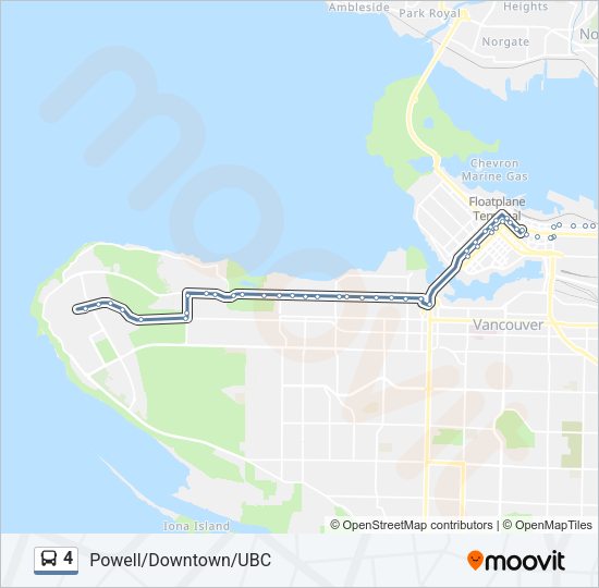 4 Bus Line Map