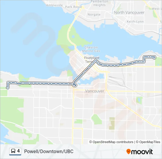 4 Bus Line Map
