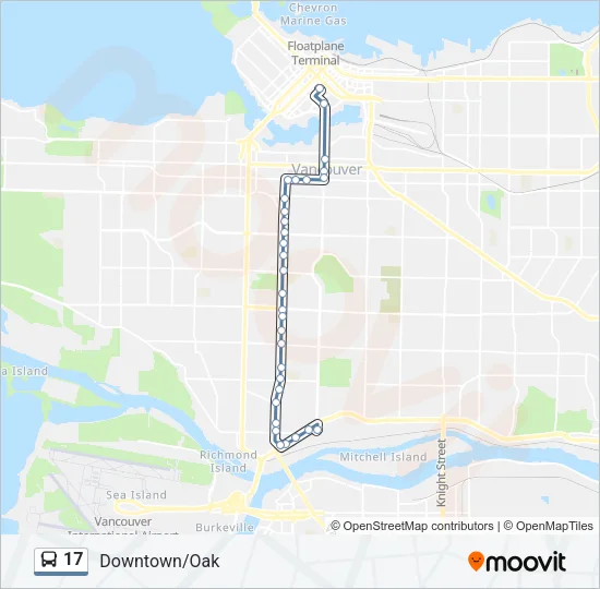 17 Bus Line Map