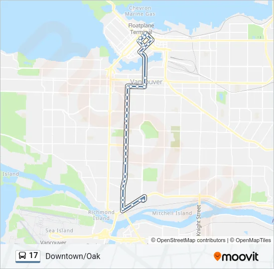 17 Bus Line Map