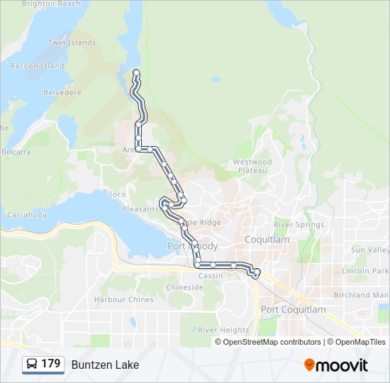 179 Bus Line Map