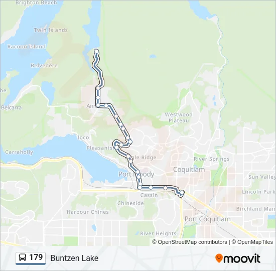 179 Bus Line Map
