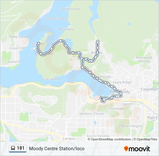 181 Bus Line Map