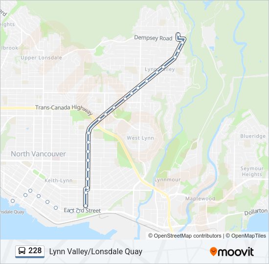 228 Bus Line Map