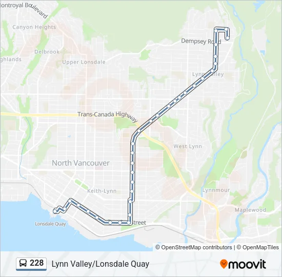 228 Bus Line Map