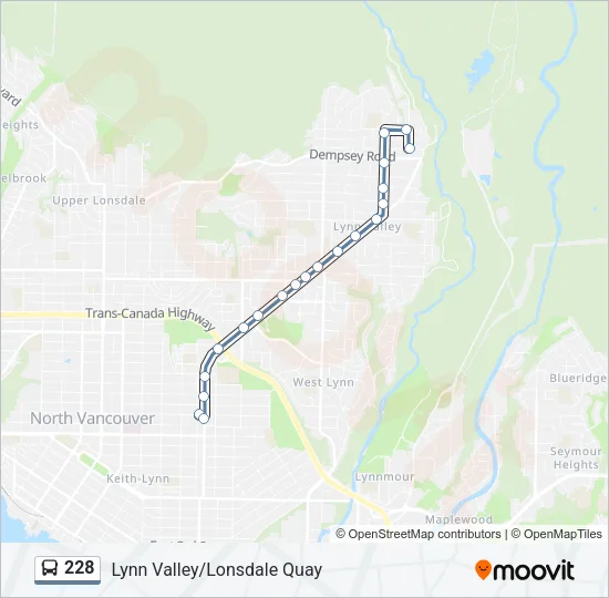 228 Bus Line Map