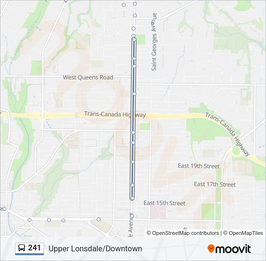 241 Bus Line Map