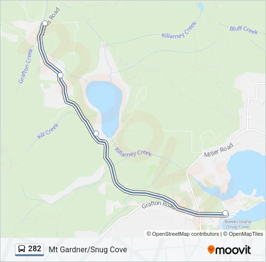 282 Bus Line Map
