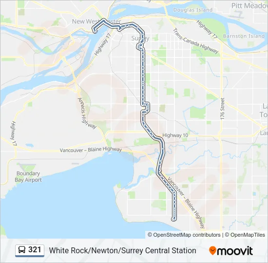 321 Bus Line Map