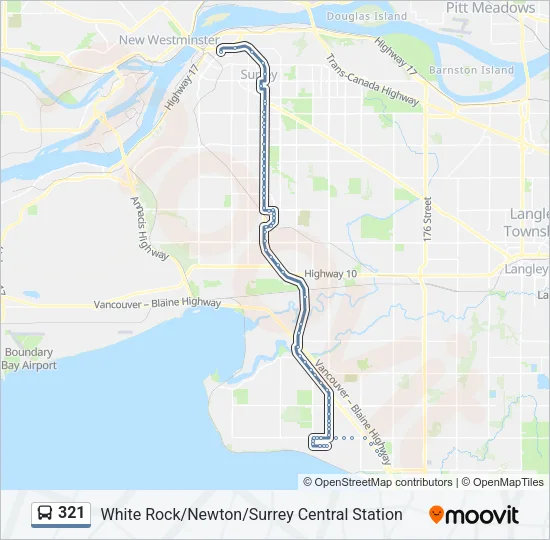 321 Bus Line Map