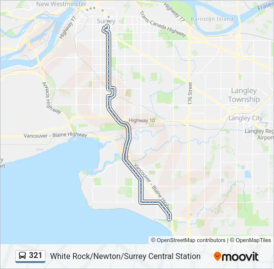 321 Bus Line Map