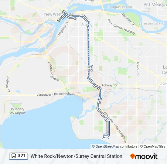 321 Bus Line Map