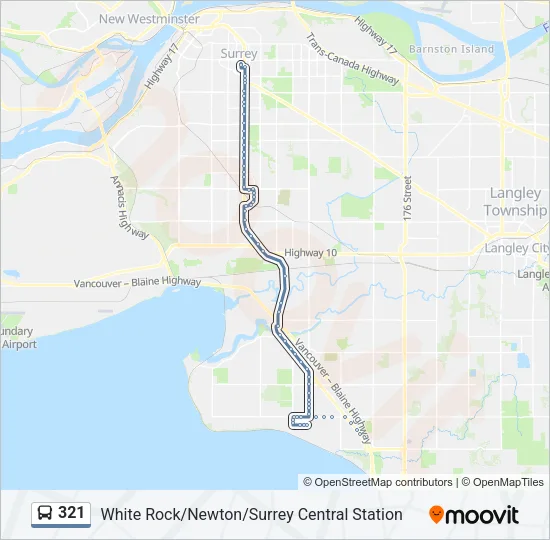 321 Bus Line Map