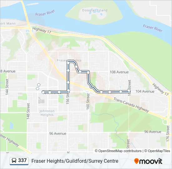 337 Bus Line Map