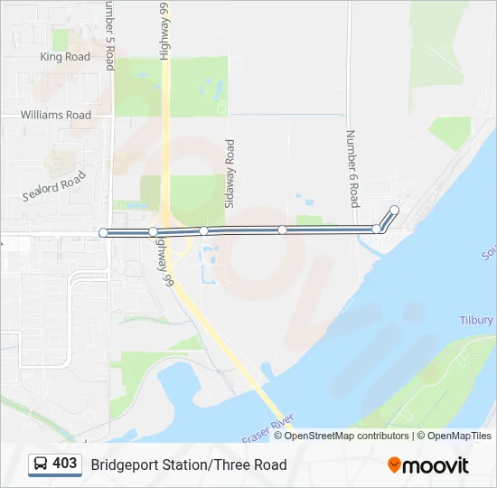 403 Route: Schedules, Stops & Maps - Steveston Hwy & No. 5 Rd (Updated)