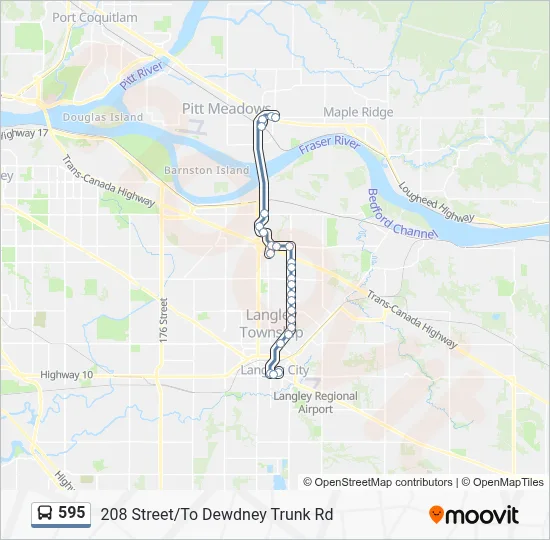 595 Route: Schedules, Stops & Maps - 208 Street/To Dewdney Trunk Rd ...