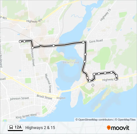 12A  Line Map