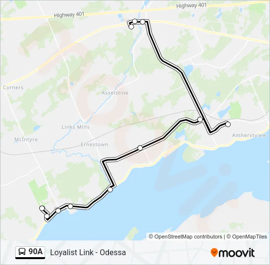 90A  Line Map