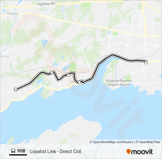 90B  Line Map