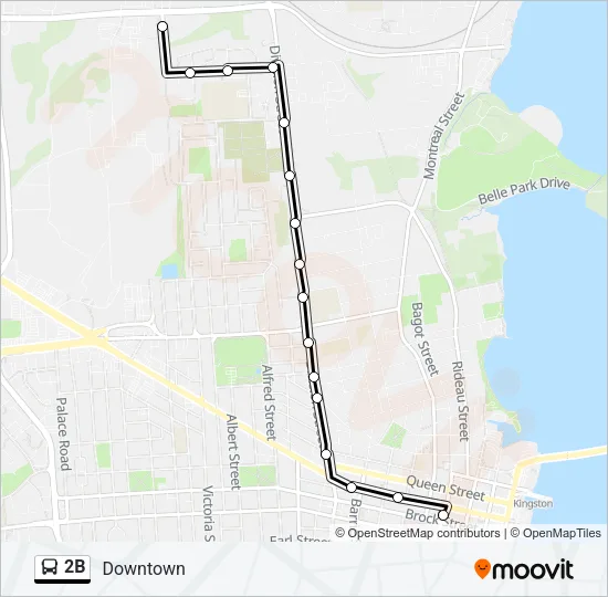2B Bus Line Map