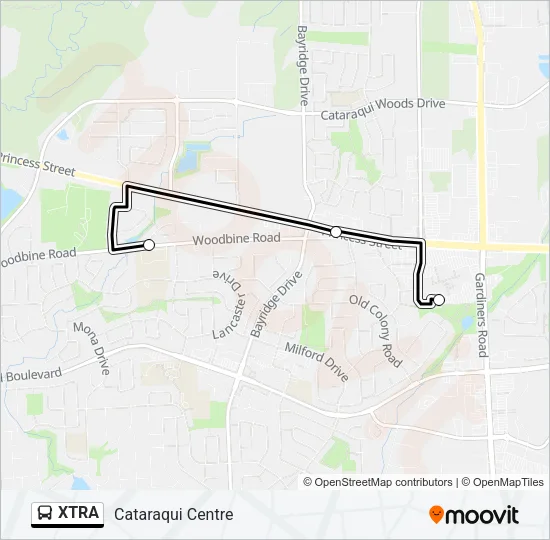 XTRA  Line Map