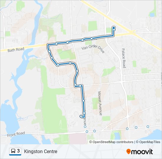 3 bus Line Map