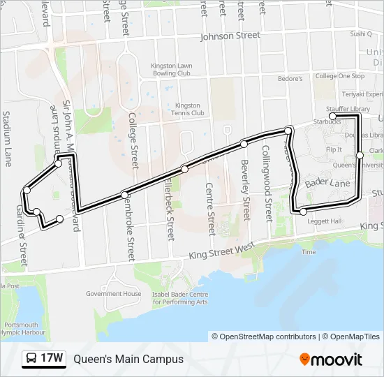 17W  Line Map