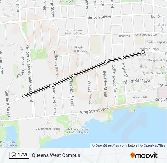 17W  Line Map
