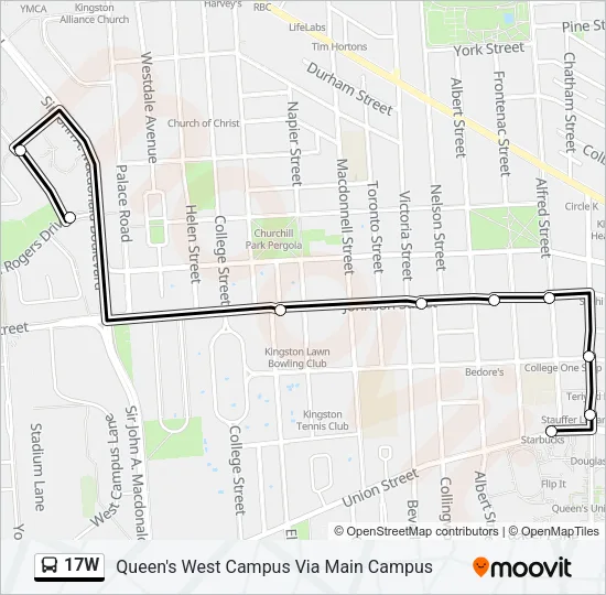 17W  Line Map