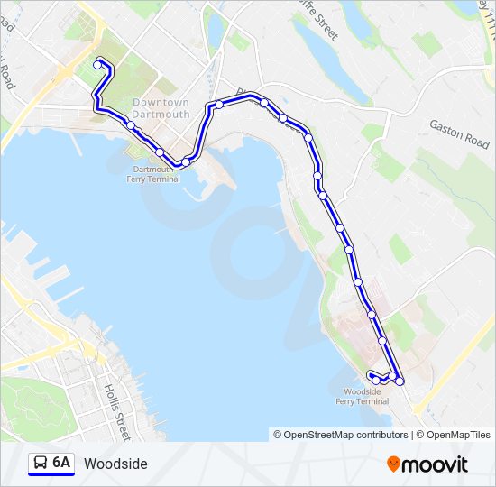 6A Bus Line Map