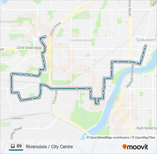 09 bus Line Map