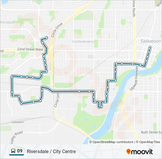 09 Bus Line Map