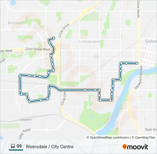 09 Bus Line Map