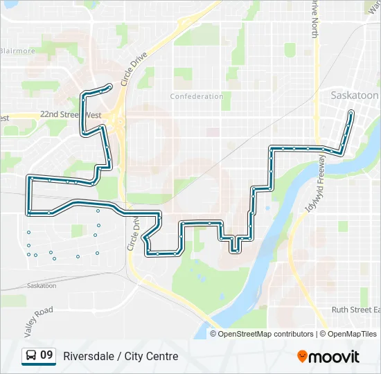 09 Bus Line Map