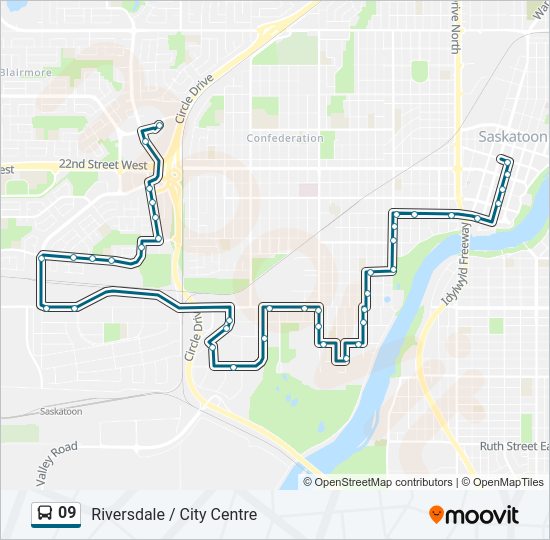 09 bus Line Map