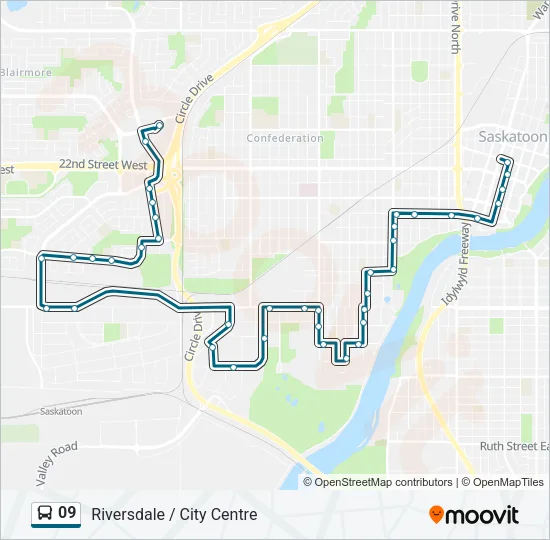 09 Bus Line Map