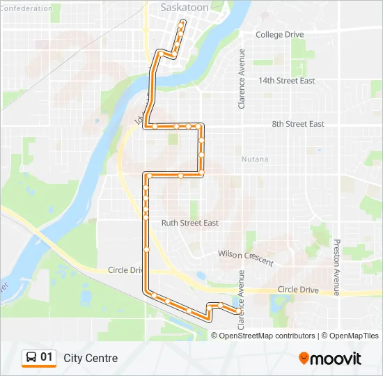 01 Bus Line Map
