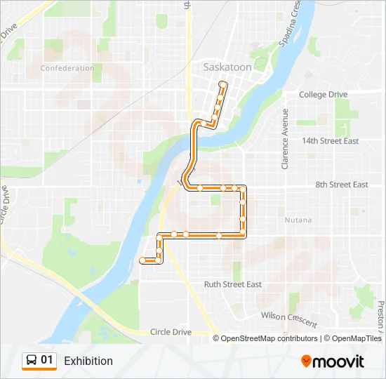 01 Bus Line Map