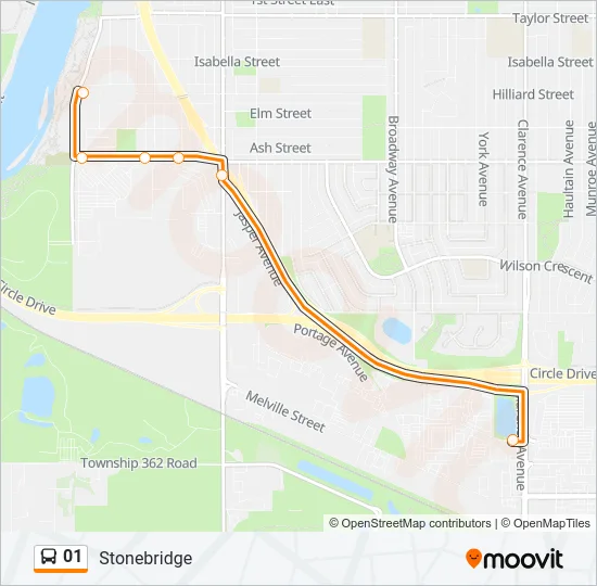 01 Bus Line Map