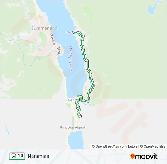 10 Bus Line Map