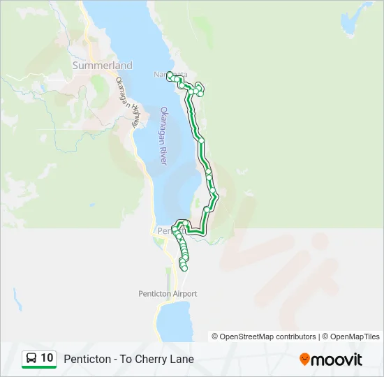10 Bus Line Map