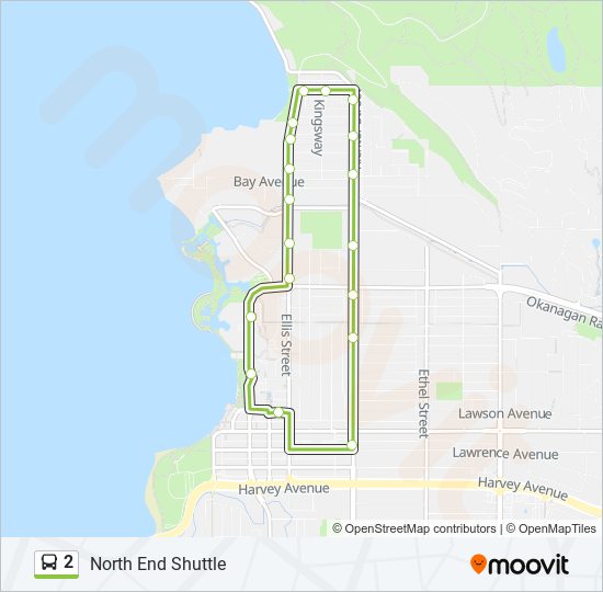 2 Bus Line Map