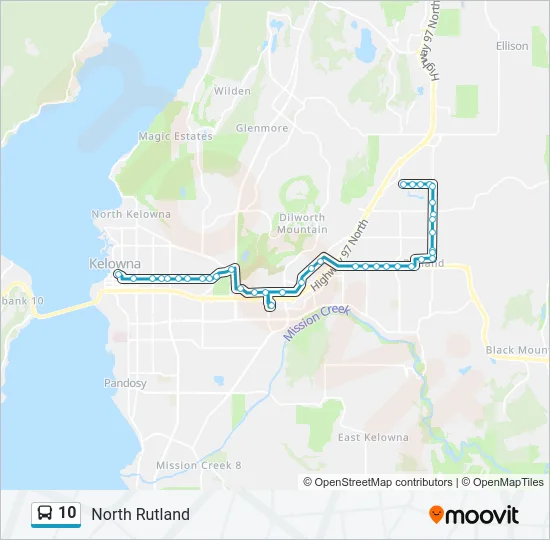 10 Bus Line Map