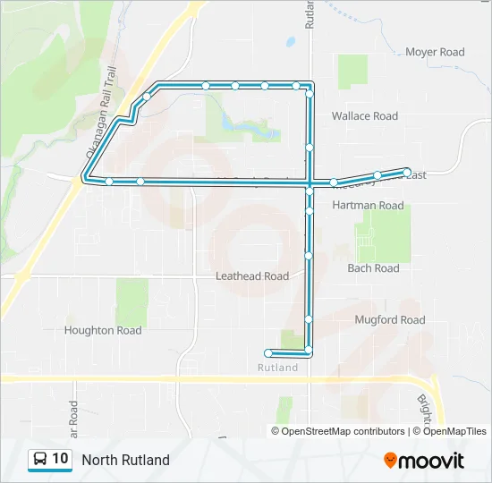 10 Bus Line Map